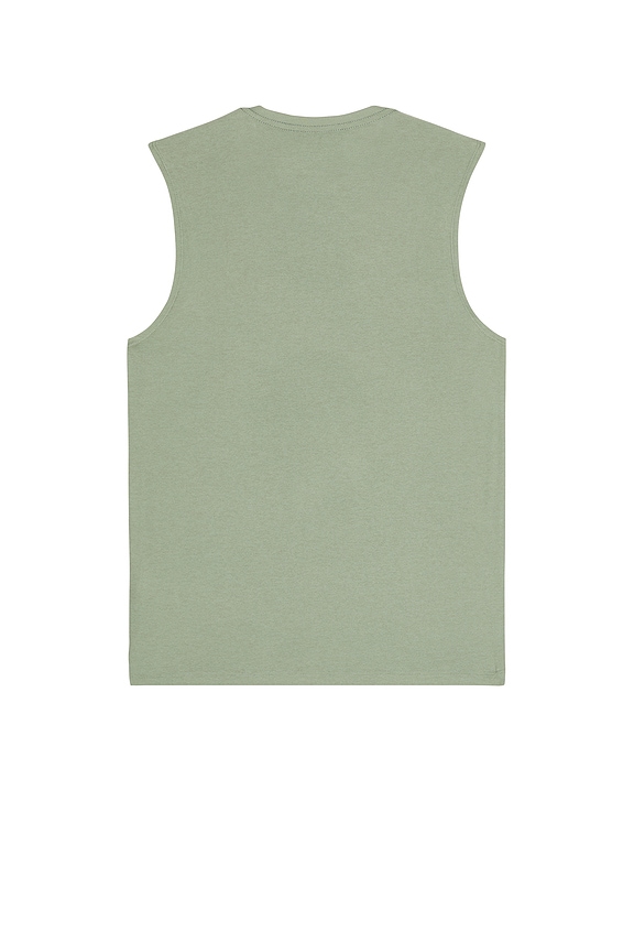 view 2 of 4 Featherweight Freeflo Muscle Tank in Grey Sage Heather