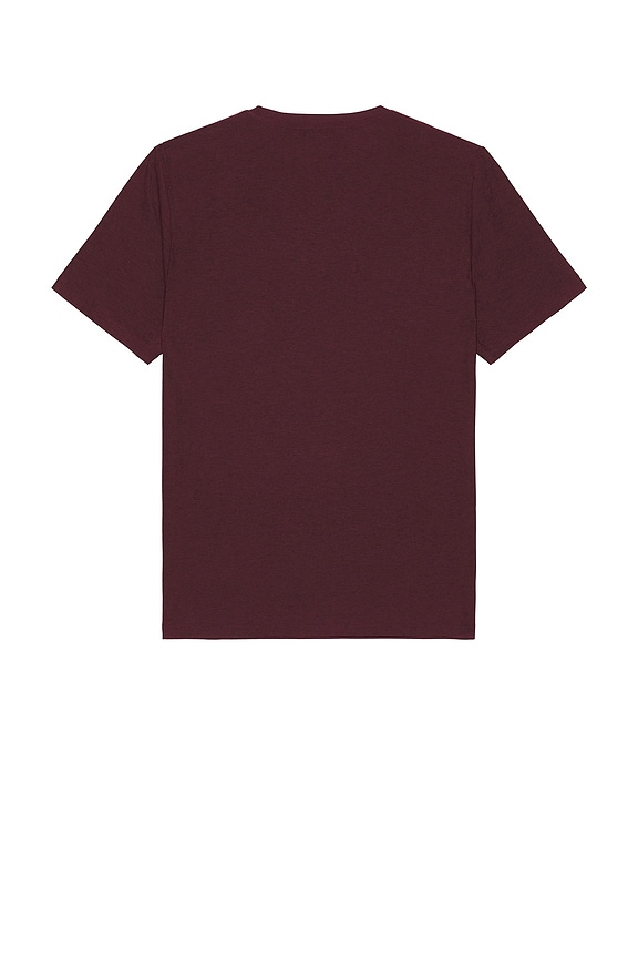 view 2 of 4 Always Beyond Crew Tee 2.0 in Midnight Burgundy Heather
