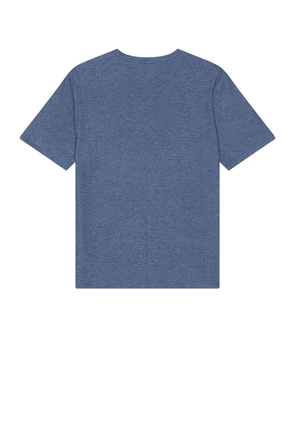 view 2 of 4 Always Beyond Crew Tee 2.0 in Ocean Indigo Blue