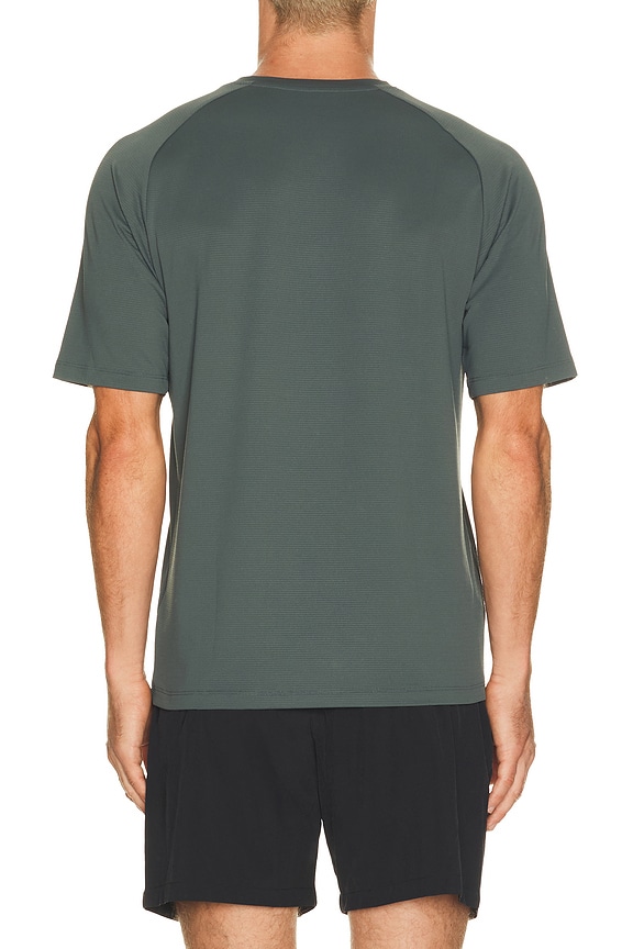 view 2 of 4 All in Active Tee in Slate Green