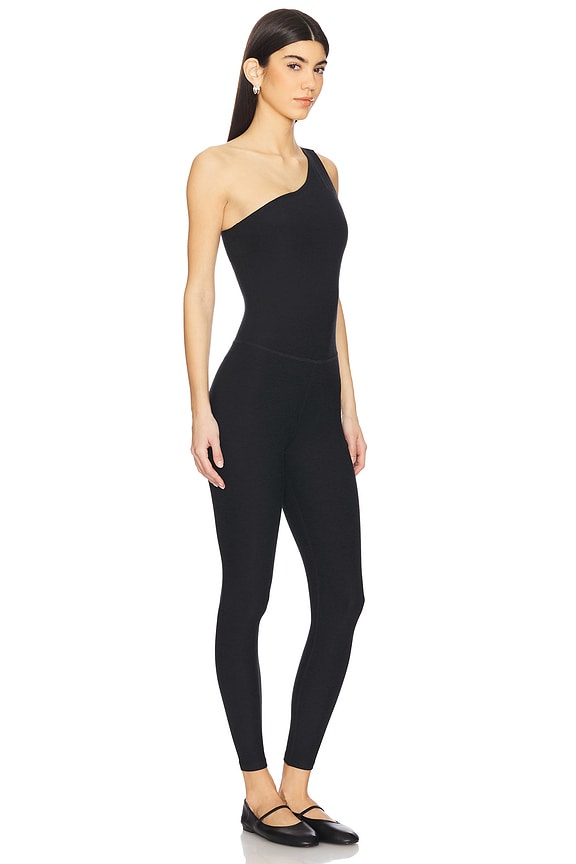 view 2 of 3 Spacedye Upswing One Shoulder Jumpsuit in Darkest Night