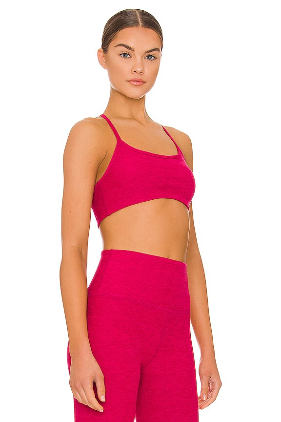 view 2 of 4 SPACEDYE OPEN BACK スポーツブラ in Dragon Fruit Sangria