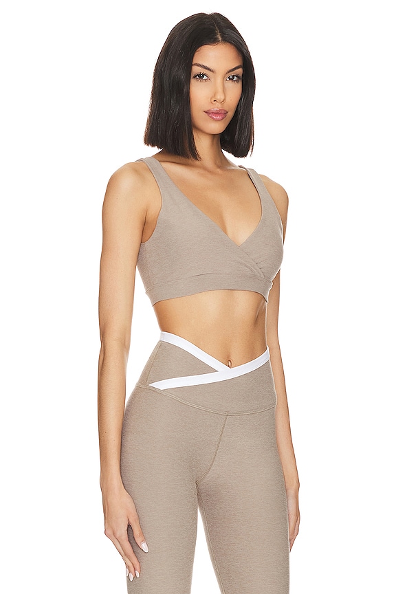 view 2 of 4 SUJETADOR DEPORTE SPACEDYE CROSSOVER in Birch Heather