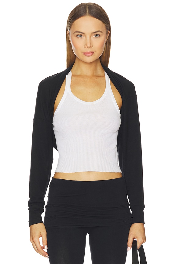 view 2 of 5 Duet 2-way Convertible Shrug in Black