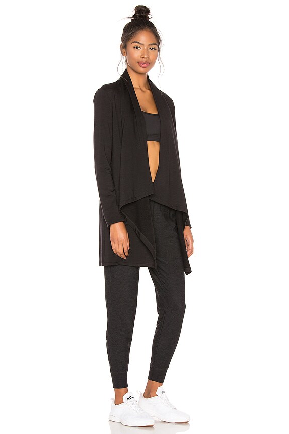 view 2 of 3 Everyday Drape Cardigan in Black