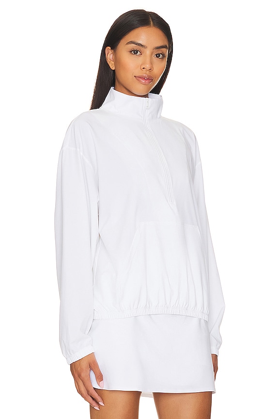 view 2 of 4 IN STRIDE 하프 지퍼 풀오버 in True White