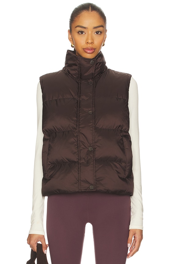 view 2 of 5 GILET BIG COZY in Dark Chocolate