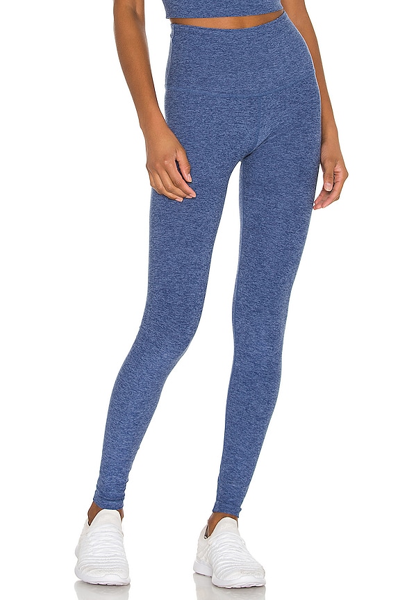 view 1 of 4 Spacedye High Waist Long Legging in Serene Blue & Hazy Blue