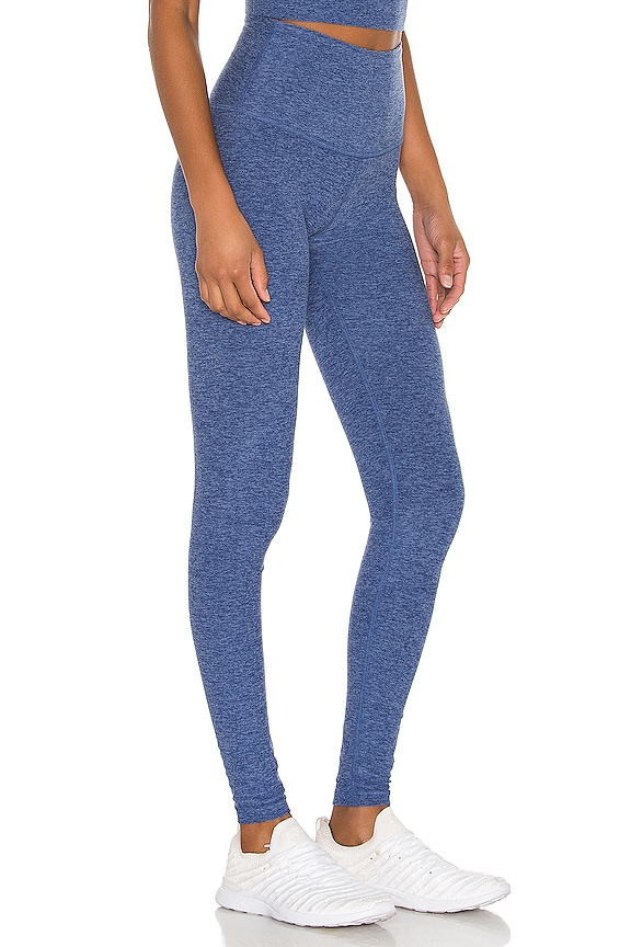 view 2 of 4 Spacedye High Waist Long Legging in Serene Blue & Hazy Blue