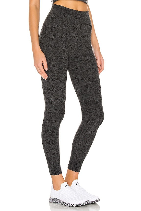 view 2 of 4 CAUGHT IN THE MIDI 레깅스 in Black & Charcoal