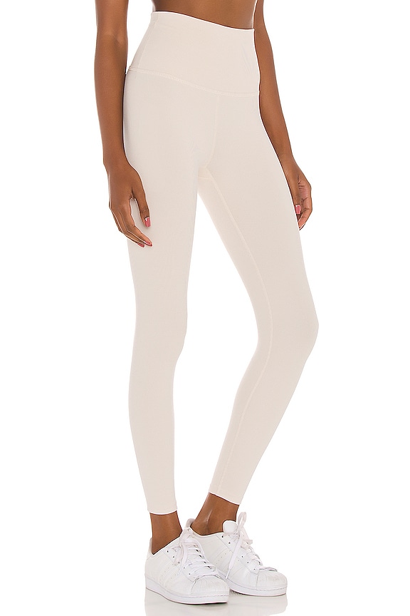 view 2 of 5 Heather Rib Midi Legging in Cream Heather