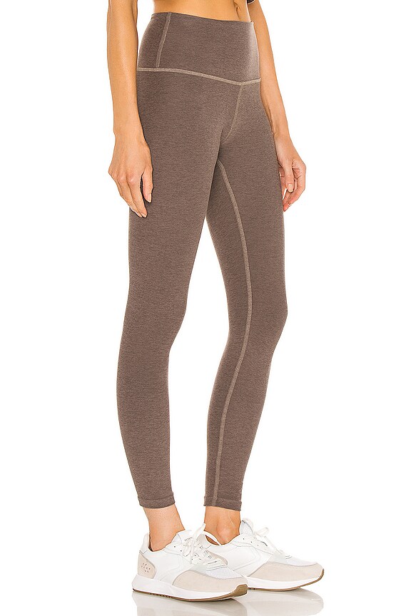 view 2 of 4 LEGGINGS CAUGHT IN THE MIDI in Cocoa Brown