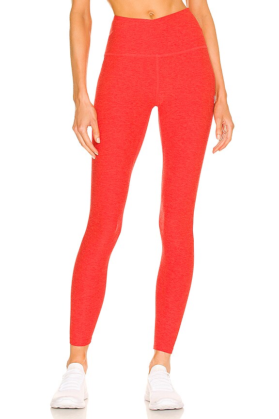 Beyond Yoga Spacedye At Your Leisure High Waisted Legging in Redflower ...