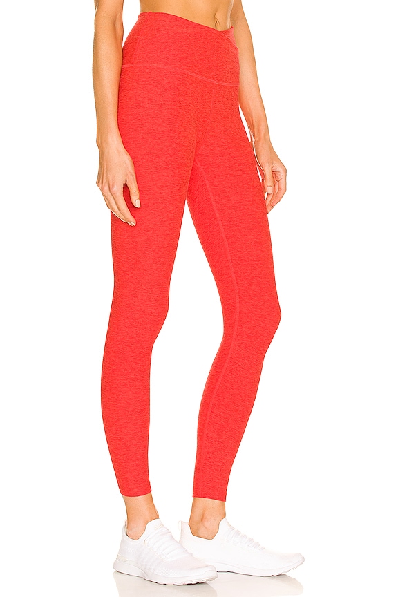 view 2 of 4 Spacedye At Your Leisure High Waisted Legging in Redflower Scarlet