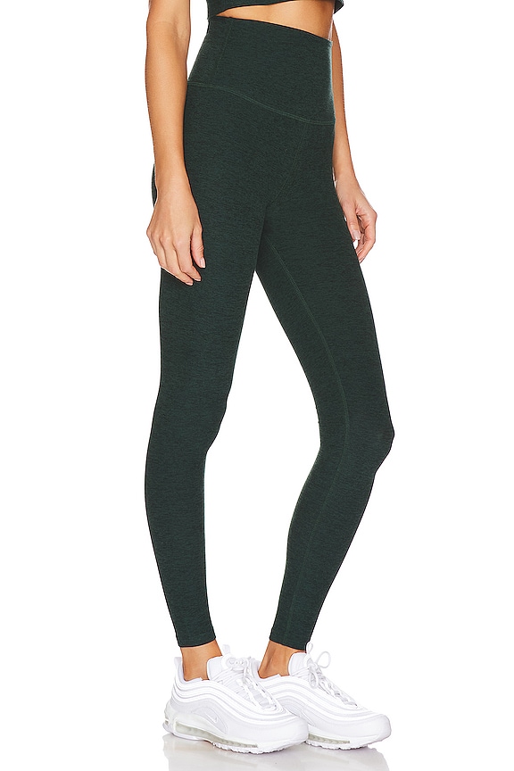 view 2 of 4 Spacedye Take Me Higher Long Legging in Forest Green Pine