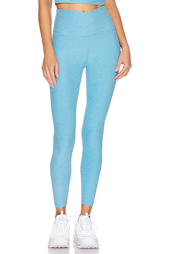 view 1 of 4 SPACEDYE AT YOUR LEISURE レギンス in Waterfall Blue Heather