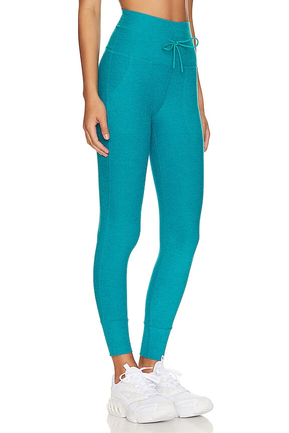 view 2 of 4 ЛЕГГИНСЫ SPACEDYE COMMUTER in Peacock Blue Heather