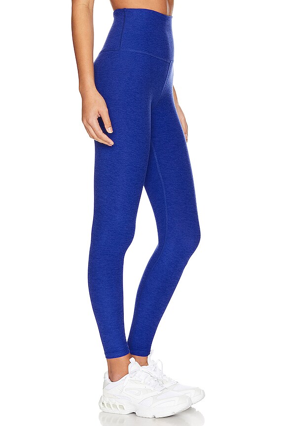 view 2 of 4 Spacedye Take Me Higher Legging in Sapphire Blue Heather