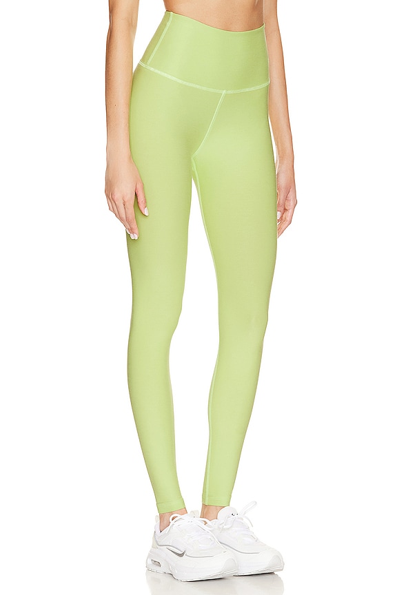 view 2 of 4 Spacedye Caught In The Midi Legging in Lime Ice Heather