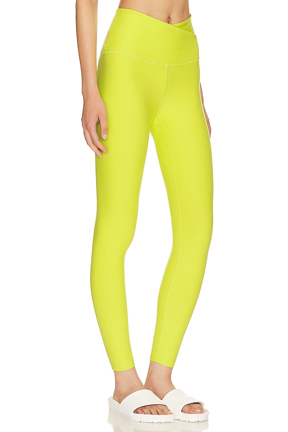 view 2 of 4 SPACEDYE AT YOUR LEISURE ハイウエストミディレギンス in Lime Citron Heather