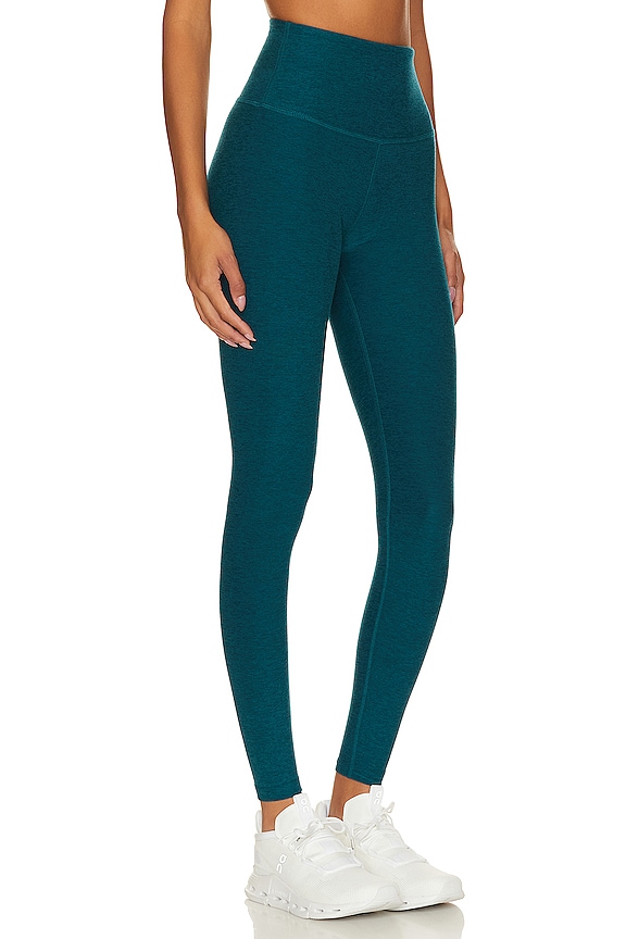 view 2 of 4 LEGGINGS TAILLE HAUTE SPACEDYE CAUGHT IN THE MIDI in Lunar Teal Heather