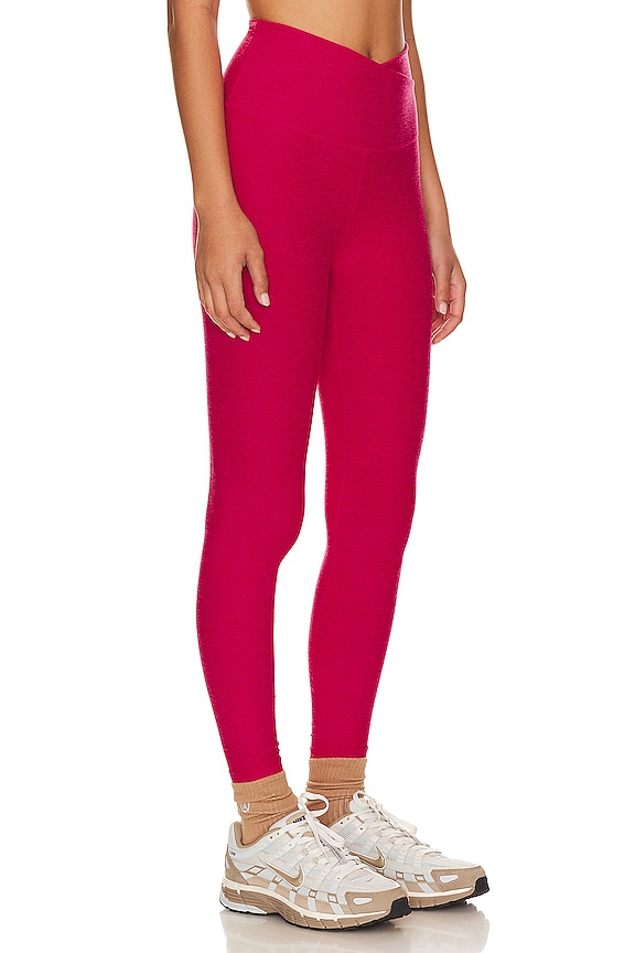 view 2 of 4 At Your Leisure Legging in Cranberry Heather