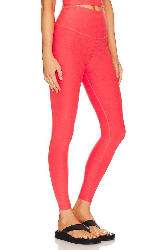 view 2 of 4 SPACEDYE CAUGHT IN THE MIDI 레깅스 in Red Ash Heather