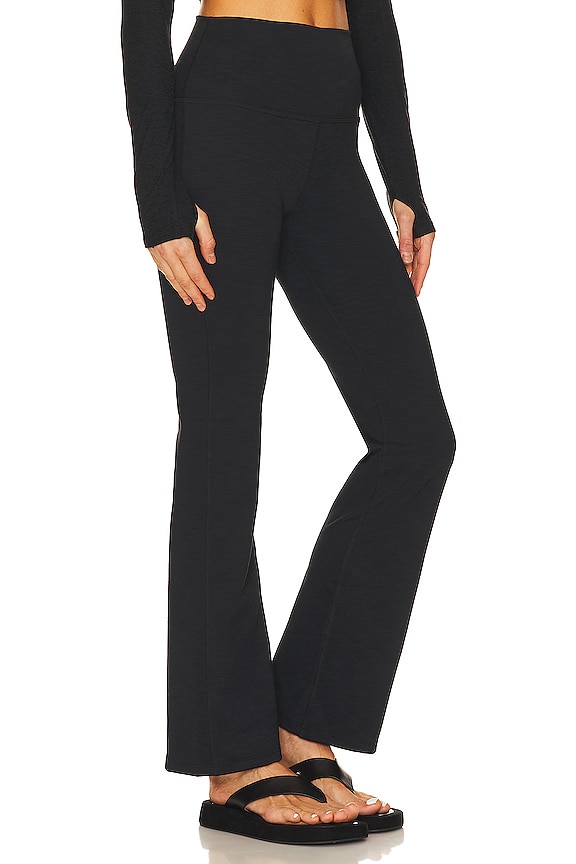 view 2 of 4 Heather Rib Practice High Waisted Pant in Black Heather