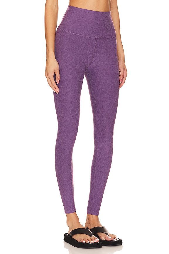 view 2 of 4 Spacedye Caught in The Midi Legging in Purple Haze Heather