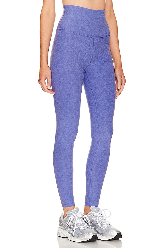 view 2 of 4 Spacedye Caught In The Midi Legging in Indigo Heather