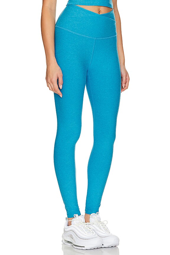 view 2 of 4 МИДИ ЛЕГГИНСЫ SPACEDYE AT YOUR LEISURE in Cali Blue Heather