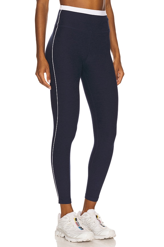 view 2 of 6 LEGGINS TIRO ALTO SPACEDYE TROPHY in Nocturnal Navy & Cloud White