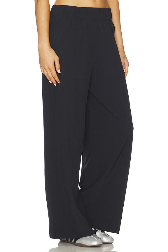 view 2 of 6 Easy Wide Leg Pant in True Black