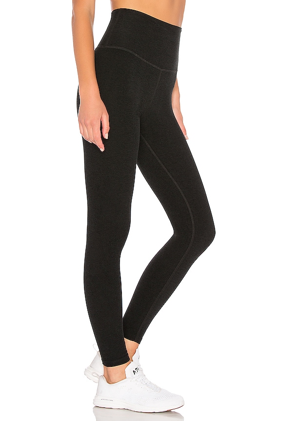 view 2 of 4 Spacedye High Waisted Midi Legging in Darkest Night