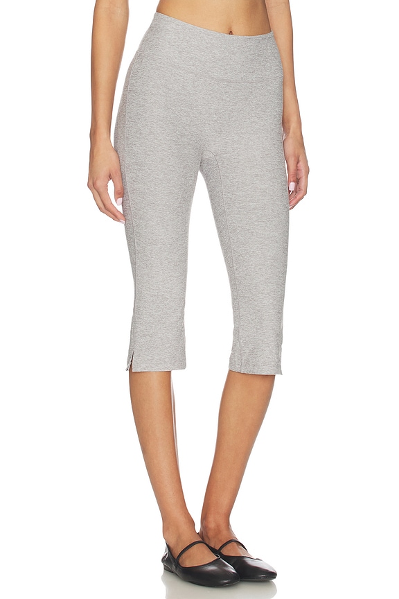 view 2 of 6 Spacedye Cropped Leggings in Silver Mist