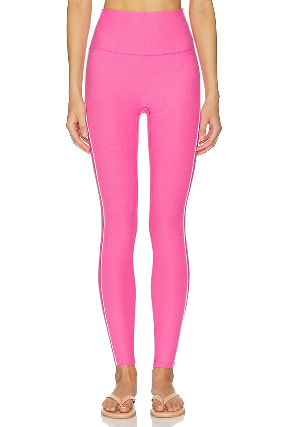 view 2 of 6 Spacedye Streamline Legging in Luscious Pink Heather