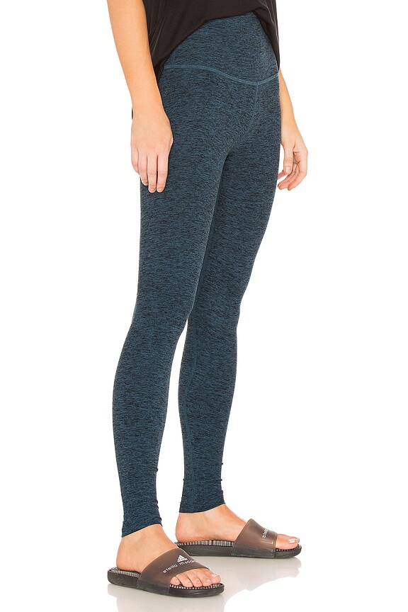 view 2 of 4 LEGGINGS LONG SPACEDYE TAKE ME HIGHER in Black & Deep Sapphire