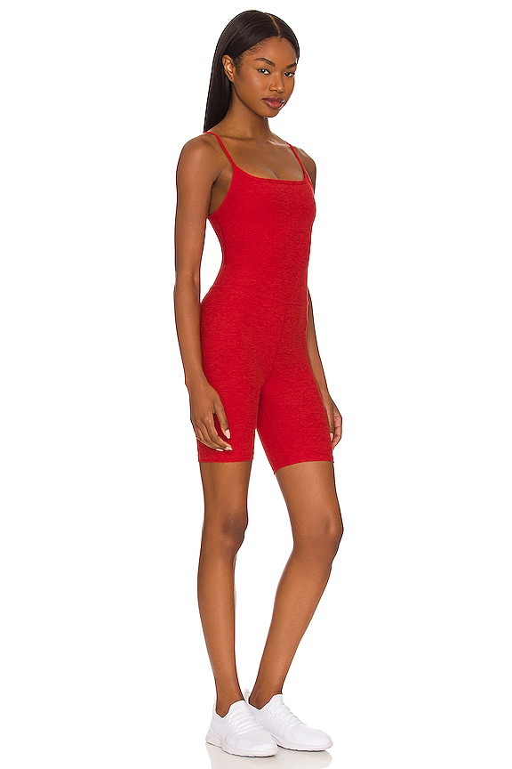 view 2 of 3 Spacedye Get In Gear Biker Jumpsuit in Red Hot Siren