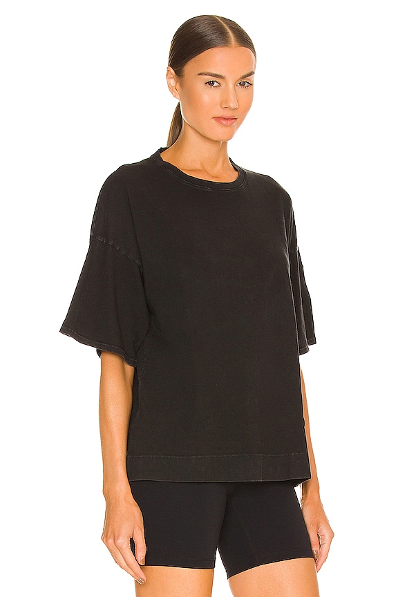 view 2 of 4 Sweat Boyfriend Tee in Washed Black