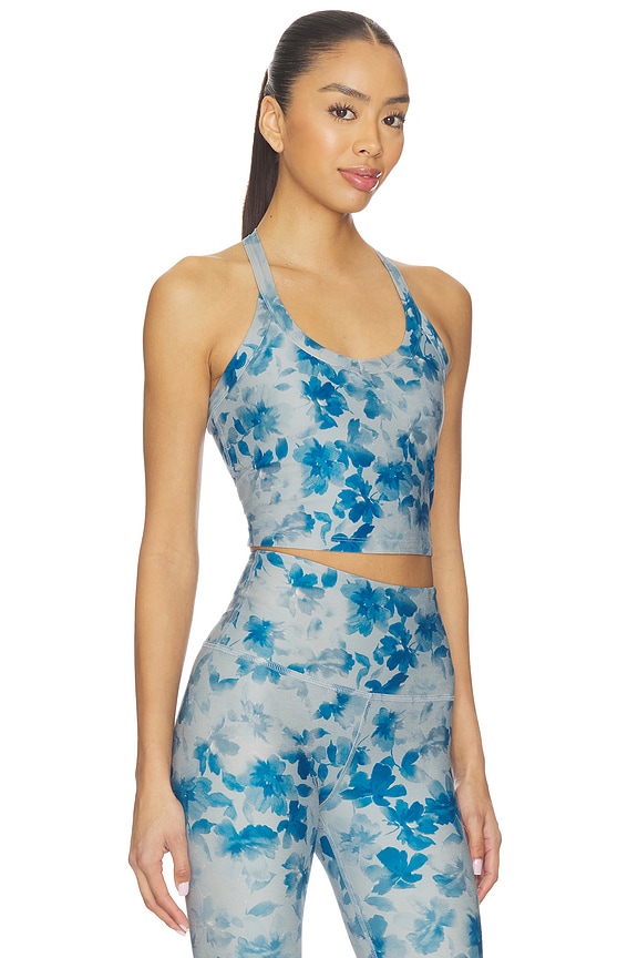 view 2 of 4 Softmark On The Up Cropped Tank Top in Daydream Meadow