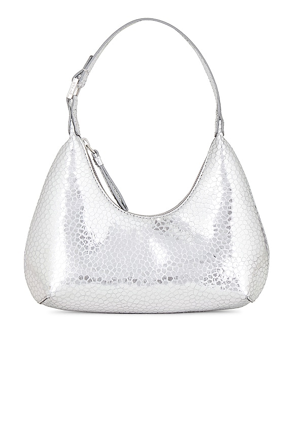 BY FAR Baby Amber Bag in Silver | REVOLVE