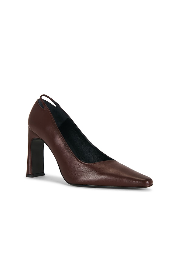 view 2 of 5 ESCARPIN DIVA in Honey Mahogany Nappa Leather