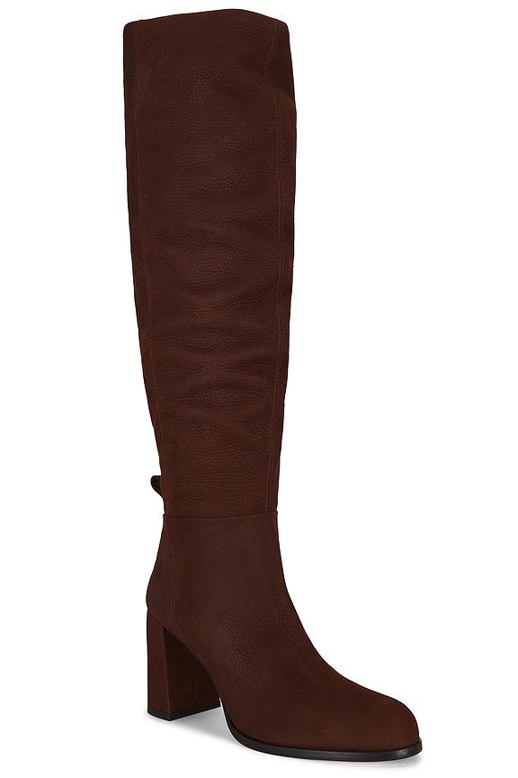view 2 of 5 BOTTINES ZOE in Honey Mahogany Grain Nubuck Leather