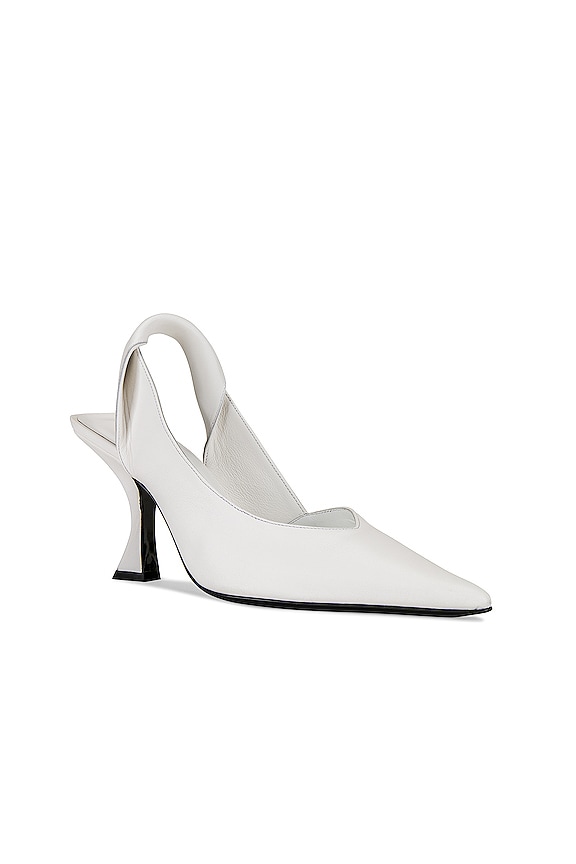 view 2 of 5 MULE À BRIDE ARRIÈRE YASHA in White