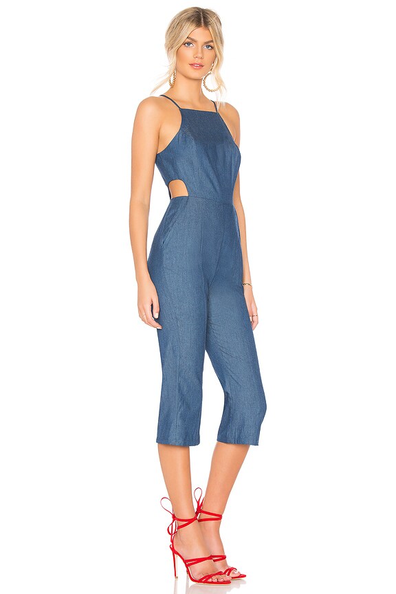 view 2 of 3 SALOPETTE COURTE ÉVASÉE in Medium Wash