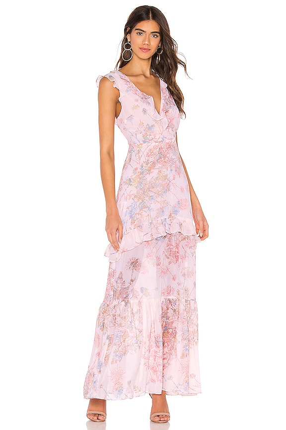 view 1 of 3 Ruffle Maxi Dress in Light Pink