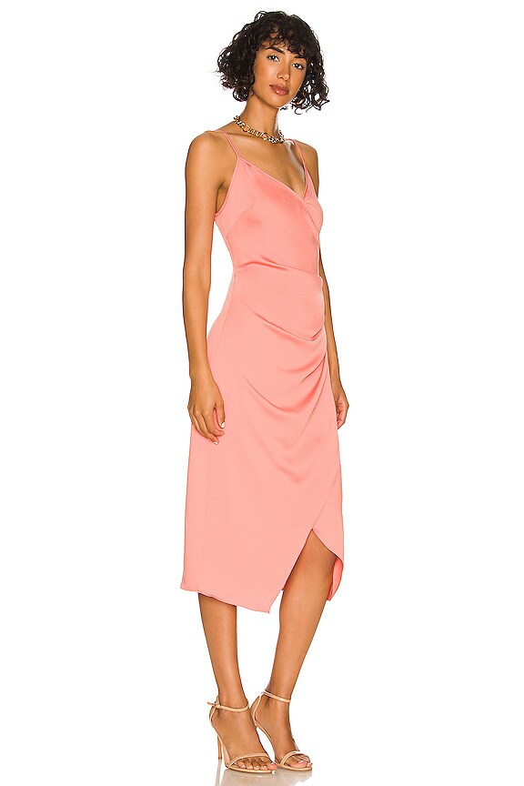 view 2 of 3 Midi Dress in Deep Peach