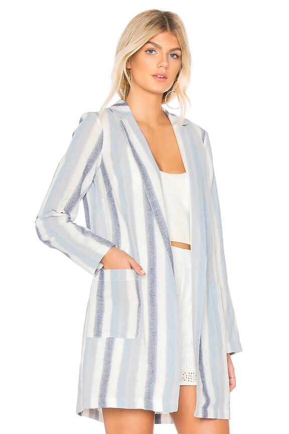 view 2 of 4 Boyfriend Blazer in Blue Multi