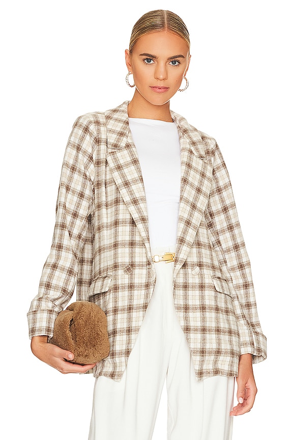 BCBGeneration Basic Blazer in Plaid | REVOLVE