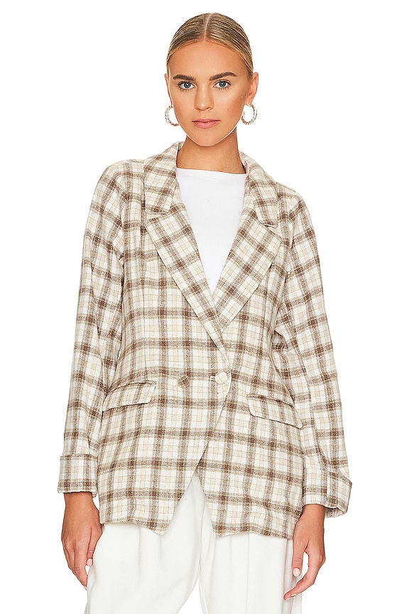 view 2 of 5 BASIC ブレザー in Plaid